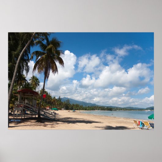 Luquillo Beach Puerto Rico Poster (Voorkant)