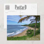 Luquillo, Puerto Rico - Verborgen golven Briefkaart (Voorkant / Achterkant)