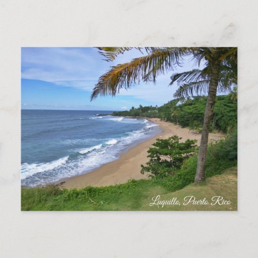 Luquillo, Puerto Rico - Verborgen golven Briefkaart (Voorkant)