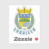 Luquillo wapen - Puerto Rico Sticker (Vel)