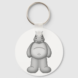 Lura's Critter Plump Hippo Sleutelhanger
