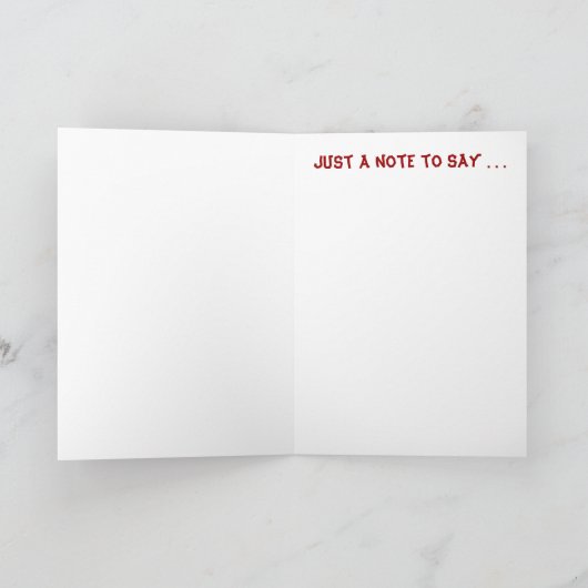 Lura's Sock Monkey Note Kaart (Binnen)