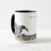 Lurcher Chien Mug (Devant gauche)