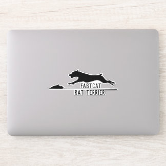 Lure de chat rapide Rat terrier autocollant