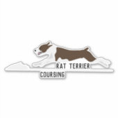 Lure de Rat terrier autocollant (Devant)