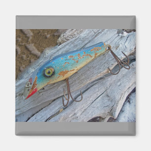 Lure P & K Lippy Chicago IL 1940's Magnet