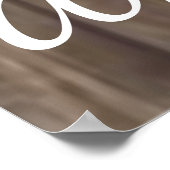 Lures of kant Gender onthullen welkomstbord Poster (Hoek)