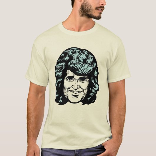 Luscious Hair Head T-shirt (Voorkant)