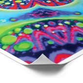 Luscious Kinetic Collage Kaleidoscope Poster (Hoek)