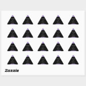 Luscious Lavender Hydrangea [2] - Verzegelingen/st Driehoek Sticker (Vel)