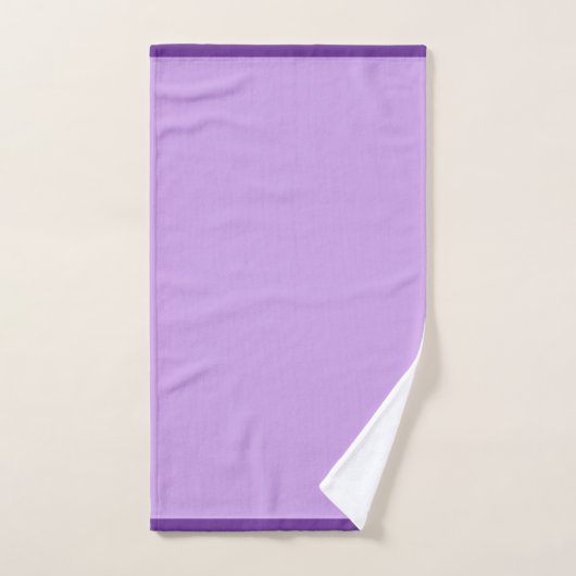 Luscious Lavender Monogram Bad Handdoek (Handdoek)
