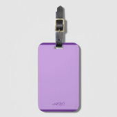 Luscious Lavender Monogram Bagagelabel (Voorkant (verticaal))