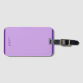 Luscious Lavender Monogram Bagagelabel (Voorkant (horizontaal))