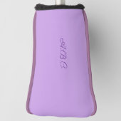 Luscious Lavender Monogram Golfheadcover (Draai 90)