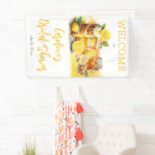 Luscious Lemon Cake Ginger Tea Vrijgezellenfeest Spandoek (Insitu)