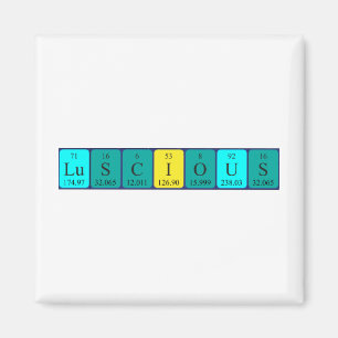 Luscious periodiek table word magnet magneet