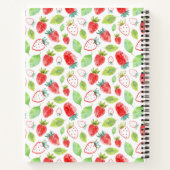 Luscious Red Strawberries Recipbook Notitieboek (Achterkant)