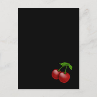 Luscious Retro Cherries Briefkaart