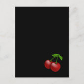 Luscious Retro Cherries Briefkaart (Voorkant)