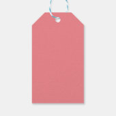 Luscious roze cadeaulabel (Achterkant)