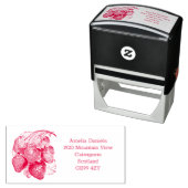 Luscious Zomer Aardbei Adres Rubber Stempel (In situ)