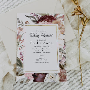 Lush Boho Roses, Dalias et Invitation Fleur sauvag
