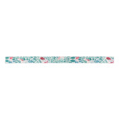 Lush Flamingo Oerwoud Pattern *Soft Breeze* Lint (Voorkant)