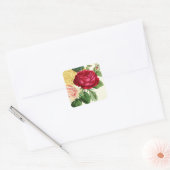 Lush  Floral ID225 Vierkante Sticker (Envelop)