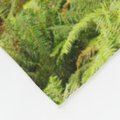 Lush Forest & Ferns | Ecola State Park, Oregon Fleece Deken (Hoek)