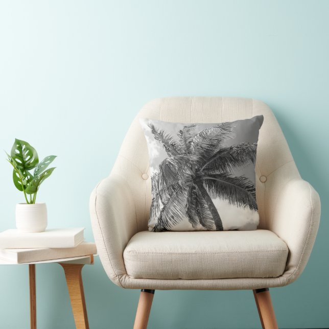 Lush Glam Palm Tree 2 Kussen (Stoel)