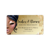 Lush Gold Lash Cleaner Luxe Eyelashes Étiquette (Devant)