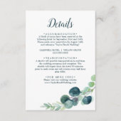 Lush Green & Eucalyptus Détails Carte de boîtier (Devant)