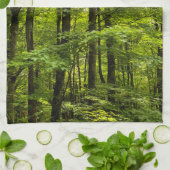 Lush Green Forest Acrylic Print Theedoek (Gevouwen)