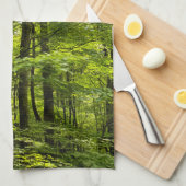 Lush Green Forest Acrylic Print Theedoek (Quarter Fold)