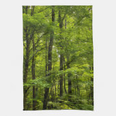 Lush Green Forest Acrylic Print Theedoek (Verticaal)