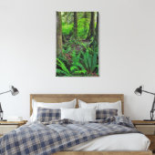 Lush Green Forest Schilderachtig Canvas Afdruk (Insitu (Slaapkamer))