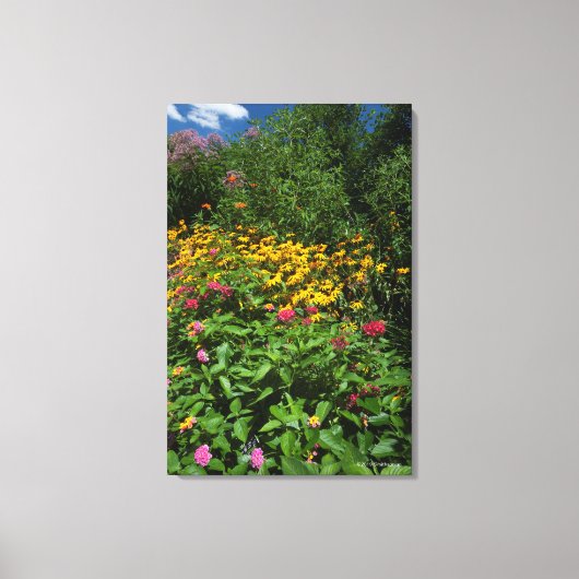 Lush Green Garden Canvas Afdruk (Voorkant)