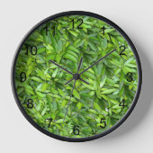 Lush Green Leaves Pattern – Natuur Botanisch (Voorkant)