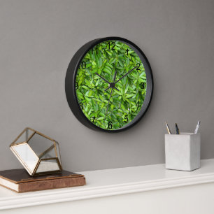 Lush Green Leaves Pattern – Natuur Botanisch