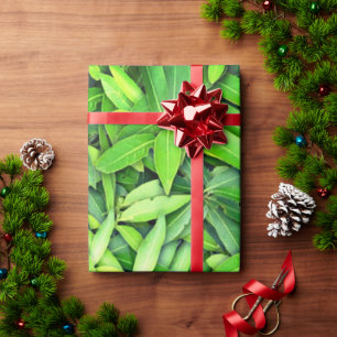 Lush Green Leaves Pattern – Natuur Botanisch Cadeaupapier
