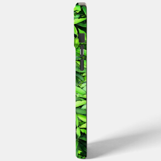 Lush Green Leaves Pattern – Natuur Botanisch Case-Mate iPhone Case (Achterkant / Links)
