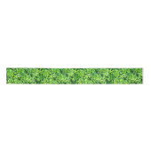 Lush Green Leaves Pattern – Natuur Botanisch Lint (Voorkant)