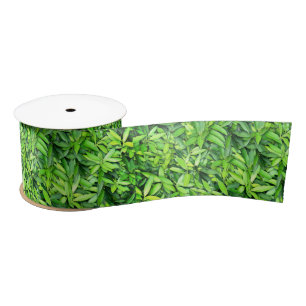 Lush Green Leaves Pattern – Natuur Botanisch Lint