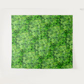 Lush Green Leaves Pattern – Natuur Botanisch Wandkleed (Voorkant (horizontaal))