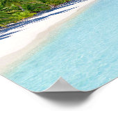 Lush Green Palm Tree Tropical Island Paradise Poster (Hoek)