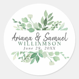 Lush Greenery - Mari de faveur autocollant