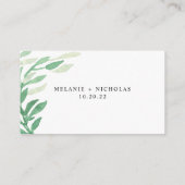 Lush Greenery mariage RSVP carte en ligne (Dos)