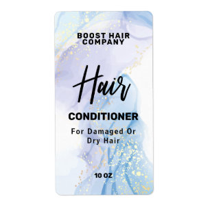 Lush Ink Blue Conditioner Label
