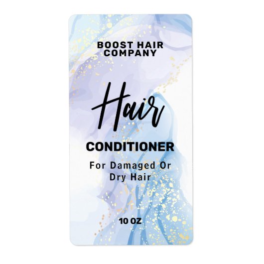 Lush Ink Blue Conditioner Label (Voorkant)