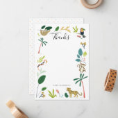 Lush Jungle Merci Cartes (Devant/Arrière en situation)